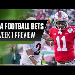NCAA football best bets: Week 1 preview, player props, latest line changes | Bet the Edge (8/22/22)
