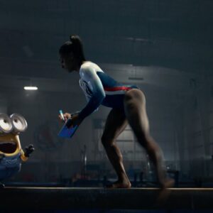 The Minions interrupt Simone Biles' Olympic Training | NBC Sports