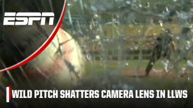 Wild pitch leads to shattered camera lens and a Curacao run #LLWS