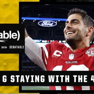 Are the 49ers sticking with Jimmy Garoppolo? Knicks sign RJ Barrett to big deal + more | (debatable)
