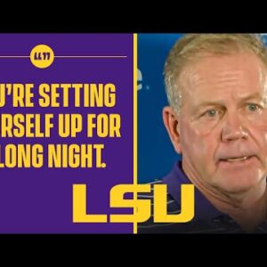 Brian Kelly SPEECHLESS After LSU Falls Short In EPIC GAME With Florida State I CBS Sports HQ