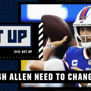 Does Josh Allen need to change how he plays to avoid taking so many hits? | Get Up