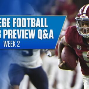 College Football Week 2 Betting Preview Q&A with live odds, props, best bets and more | NBC Sports