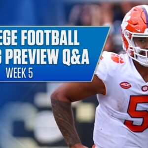 College Football Week 5 Betting Preview Q&A with live odds, props, best bets and more | NBC Sports