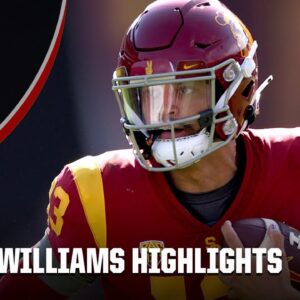 Caleb Williams looks UNSTOPPABLE! 🔥 Throws 249 YDS for 2 TD in HUGE USC victory 👀