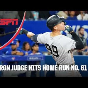 Aaron Judge ties Roger Maris with his 61st home run (via Yankees) | MLB on ESPN