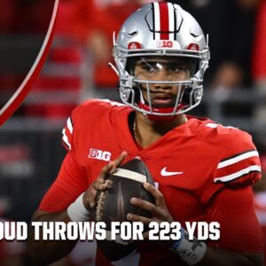 CJ Stroud leads Ohio State to victory over Notre Dame ðŸ”¥ 223 YDS & 2 TD