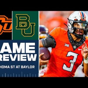 College Football Week 5: No. 9 Oklahoma State at No. 16 Baylor FULL GAME PREVIEW I CBS Sports HQ