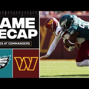 Eagles sack Carson Wentz NINE TIMES in win over Commanders [FULL GAME RECAP] | CBS Sports HQ