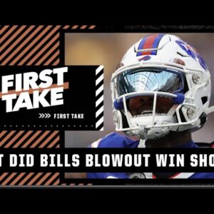 Stephen A. on Bills vs. Rams: We saw what we THOUGHT we were gonna see! | First Take