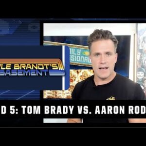 Aaron Rodgers vs. Tom Brady: Round 5 😈 | Kyle Brandt's Basement