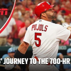 Albert Pujols joins legendary company in the 700-HR Club | MLB on ESPN