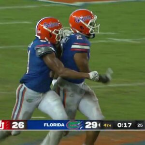 AMARI BURNEY WINS THE GAME FOR FLORIDA ON A DIVING PICK ‼