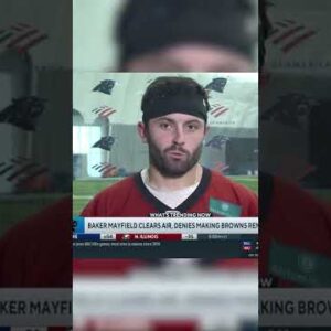 Baker Mayfield sets the record straight 🗣 #shorts