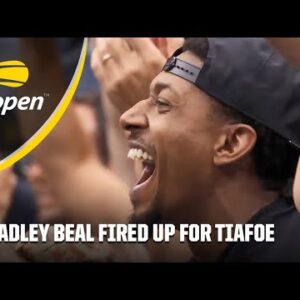 Bradley Beal is AMPED UP for Frances Tiafoe 💯 | 2022 US Open