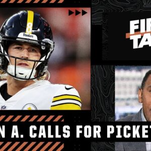 Stephen A. wants Kenny Pickett to start: 'Mitchell Trubisky doesn't have any confidence' |First Take