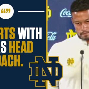 Notre Dame HC Marcus Freeman SPEECHLESS after getting UPSET by Marshall I CBS Sports HQ