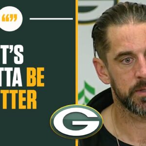 Aaron Rodgers disappointed with second half performance vs Bears | CBS Sports HQ