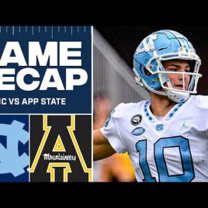 College Football Week 1: UNC HOLDS OFF App State in FINAL SECONDS [FULL RECAP] | CBS Sports HQ