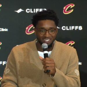 Donovan Mitchell speaks to the media for the first time as a Cleveland Cavalier | TJI