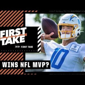 Stephen A. has Justin Herbert winning the NFL MVP! 👀 | First Take