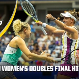 US Open Women's Doubles Final highlights in VIRTUAL REALITY! 🤯 | 2022 US Open #VR180