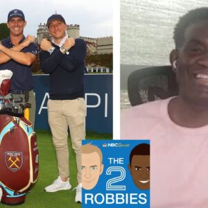 Billy Horschel reps West Ham on PGA Tour, USA at Presidents Cup | The 2 Robbies Podcast | NBC Sports