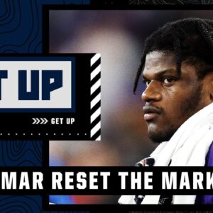 Will Lamar Jackson reset the QB market in a BIG WAY with his next contract? | Get Up