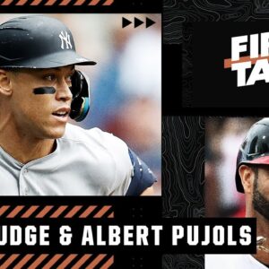 Aaron Judge & Albert Pujols both chasing home run history: Which is more intriguing? | First Take