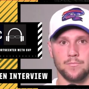 Josh Allen talks Bills' opening night win vs. Rams, Super Bowl expectations | SC with SVP