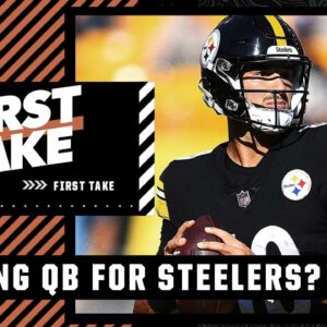 Will Mitch Trubisky get benched for Kenny Pickett? 🧐 | First Take