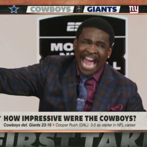 Michael Irvin is SWEATING like he’s on the football field! - Stephen A. Smith 😂 | First Take