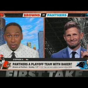 Stephen A. GOES ON AND ON listing off which teams will make it to the playoffs over the Panthers