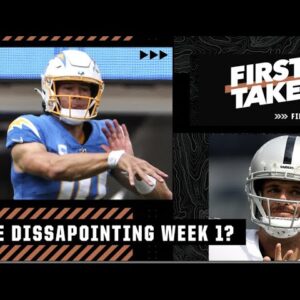 More disappointing performance: Derek Carr or Justin Herbert? | First Take