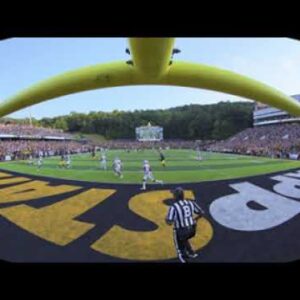 Appalachian State's HAIL MARY in VIRTUAL REALITY! 🍿👀