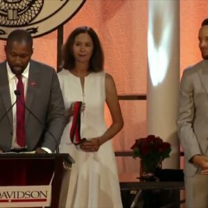 Steph Curry has graduation ceremony, number retired in busy day at Davidson 🎓