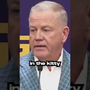 Reporter SNAPS on Brian Kelly 😂😂 #shorts