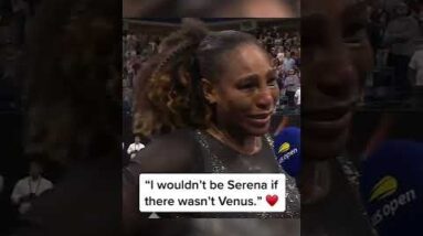 Serena showing love to her sister Venus 🙏