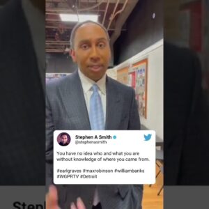 Stephen A. shares wisdom from Detroit's historic WGPR-TV museum | #shorts