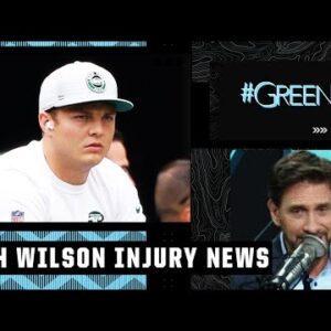 'WE ARE CURSED' ‼️ Zach Wilson won't be back until at least Week 4 & Jets fan #Greeny is so sad 😩