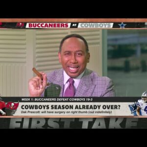 THE SEASON IS OVER! - Stephen A. Laughs off Cowboys start ðŸ˜‚ ðŸ˜± | First Take