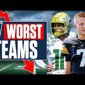 Top 5 WORST College Football Teams: Oregon, Iowa + MORE | CBS Sports HQ