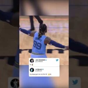 Ja Morant showed love to Jae Crowder after the Suns excused him from training camp | #shorts