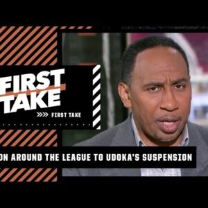 Stephen A. on how players and coaches are reacting to Ime Udoka's suspension | First Take