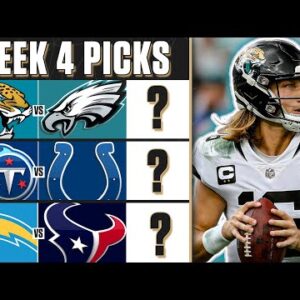NFL Week 4 FREE Expert Picks: BEST BETS, O/U, PICKS TO WIN & MORE | CBS Sports HQ