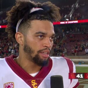 Caleb Williams 'feels AMAZING' after his first Pac-12 road win vs. Stanford | ESPN College Football