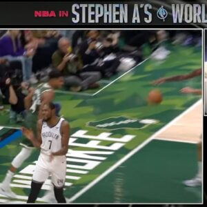Stephen A. is ANIMATED after Kevin Durant receives a tech for clapping at a ref  👀