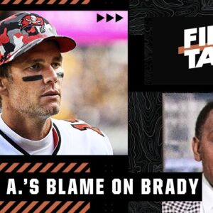 Stephen A. places blame on Tom Brady for the Buccaneers' loss vs. the Steelers | First Take