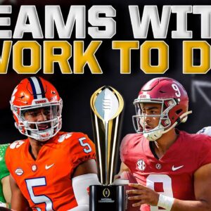 Teams with College Football Playoff WORK TO DO: Alabama, Clemson, Oregon & MORE | CBS Sports HQ