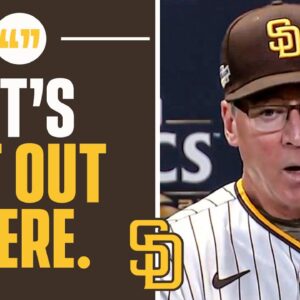 Bob Melvin, Padres READY FOR GAME 2 of NLCS After Disappointing Loss to Phillies | CBS Sports HQ